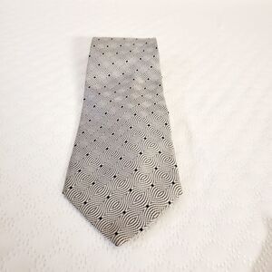 Innocenti For Tom James Gray and Black  Printed Tie